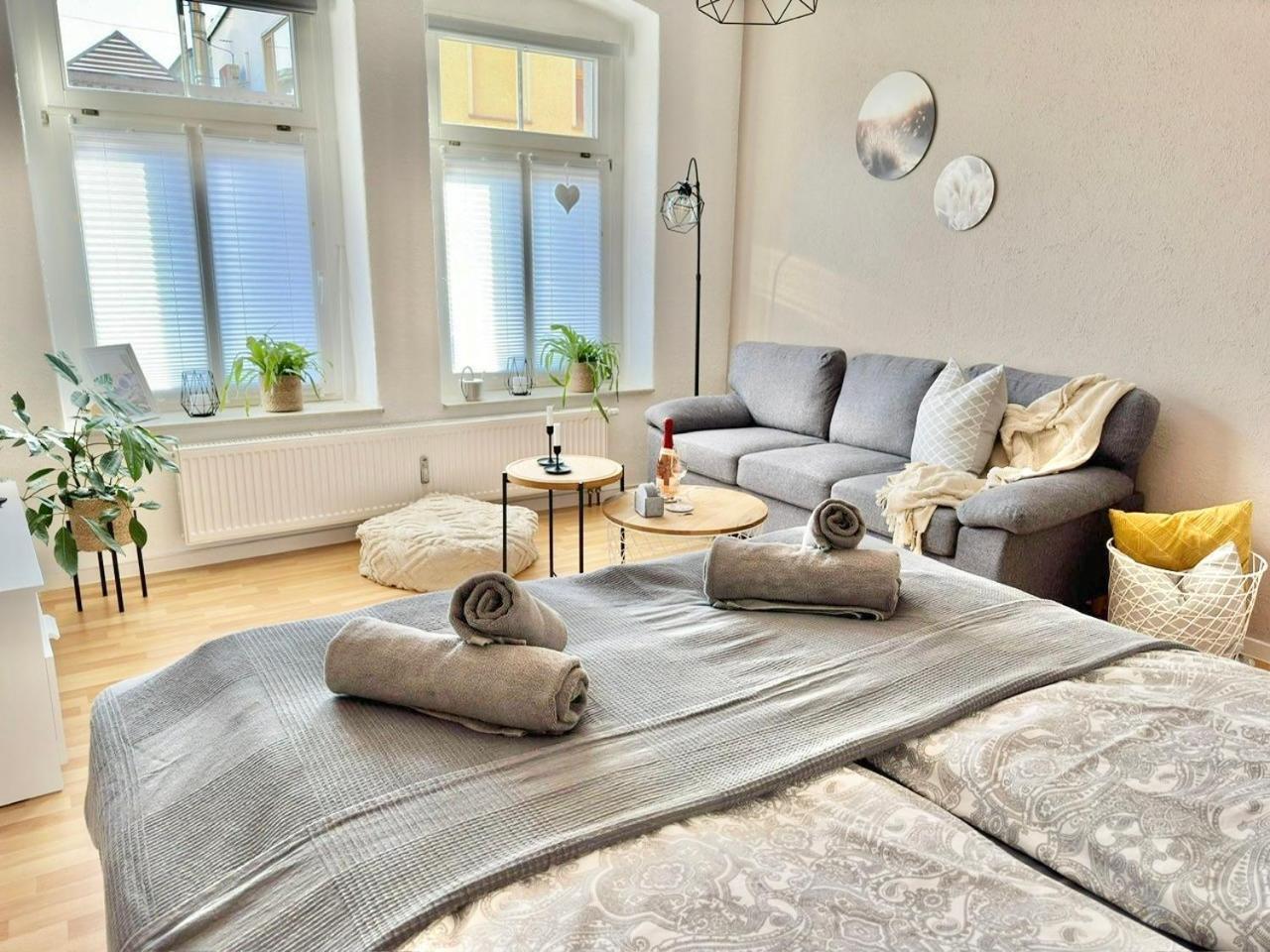 Appartement "Stadtgefluester" Im Zentrum, Inkl Stellplatz, 2 Betten, Babybett, Balkon, Gratis Kaffee Und Tee, Wlan Bautzen Exterior photo